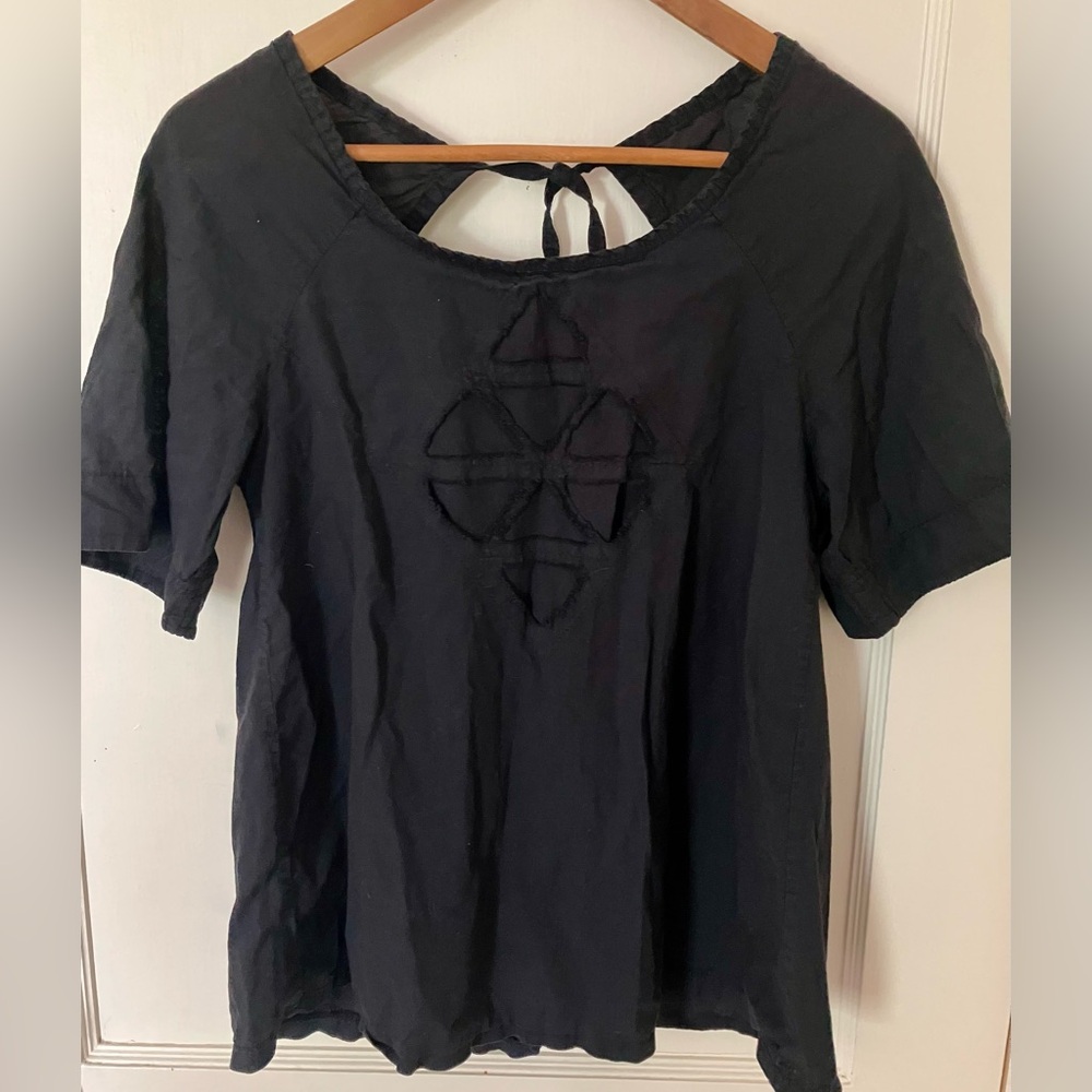 Organic Cotton Black Top from Prairie Underground